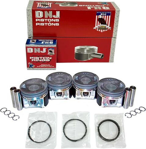 DNJ PRK642 مجموعة المكبس والحلقة لـ 2005-2019 NissanSuzuki Equator Frontier 2.5L L4 16V DOHC 2488cc in Kuwait