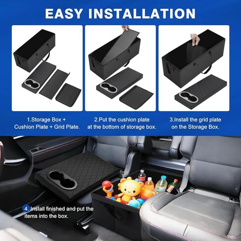 Shademax مخصص لمنظم مقعد Ford Explorer مع حاملات أكواب منظم المقعد الخلفي للسيارة Ford Explorer 2020-2025 2026 منظم وحدة التحكم لألعاب الأطفال ومستلزمات الأطفال وألعاب الكلاب أثناء السفر in Saudi Arabia