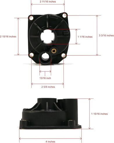 طقم إصلاح مضخة المياه ROP Shop يناسب قوارب Evinrude الخارجية 1984 70HP E70ELCRD, E70TLCRD in Kuwait