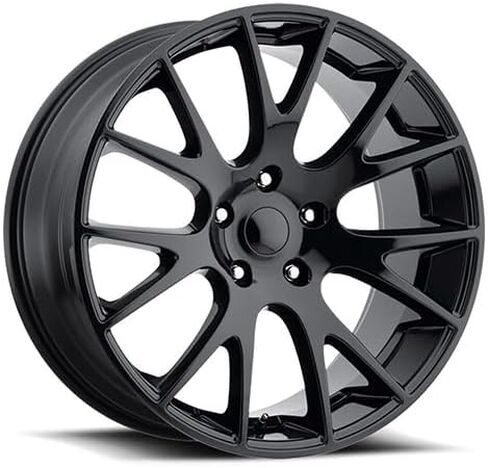 20x9" Size Fits FR 70 for Ram Truck Hellcat Gloss Black Wheel - 5x5.5" Bolt-Pattern - 25mm Offset - 77.8mm Hub-Size in Saudi Arabia