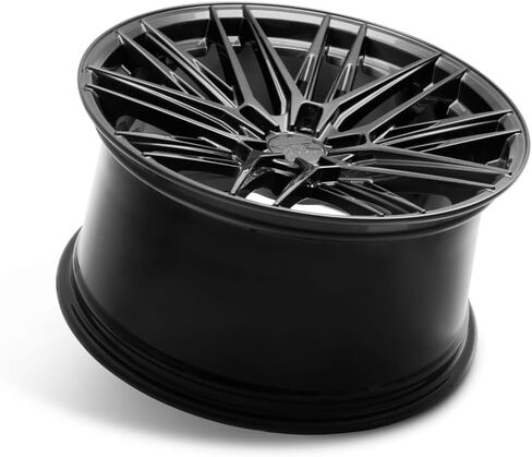 Part Synergy Replacement for Chromium Black Wheel 19x8.5 5x120 Bolt Pattern +40 Offset 73.1mm Hub Diameter for Cars and SUVs in Saudi Arabia
