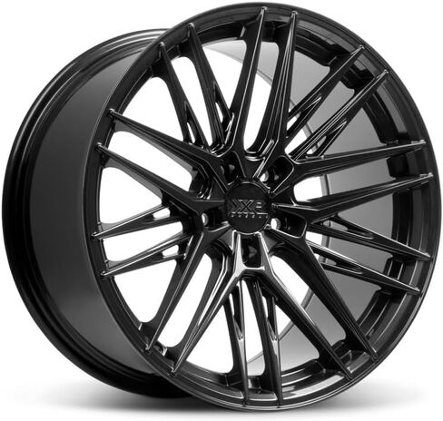 Part Synergy Replacement for Chromium Black Wheel 19x8.5 5x120 Bolt Pattern +40 Offset 73.1mm Hub Diameter for Cars and SUVs in Saudi Arabia