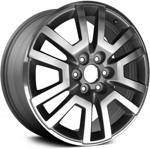 عجلة معدنية ذات 6 قضبان | فحم معدني داكن ومُشكل | حافة المصنع 20x7.5 | تمت الاستعادة إلى OEM | متوافق مع جي إم سي أكاديا 2013-2016 in Kuwait