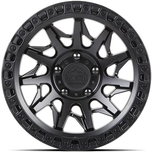 قفل الطرق الوعرة المجنون 18x9 5x127-12et 71.5 أسود غير لامع مع حلقة سوداء غير لامعة in Kuwait