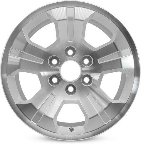 عجلة معدنية جديدة مقاس 18 بوصة مقاس 18 × 8.5 بوصة لسيارة شيفروليه سيلفرادو 1500 موديل 2014-2018 | حافة بديلة لتصميم OEM | فضي مُشكَّل | ملاءمة مباشرة - مواصفات مخزون OE | 5647 in Saudi Arabia