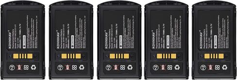 5 Pack MC3200 MC3300 Series Scanner Battery Compatible with BTRY-MC32-01-01 BTRY-MC32-52MA-01 BTRY-MC33-52MA-01 82-000012-01 3.7V 4800mAh in Saudi Arabia
