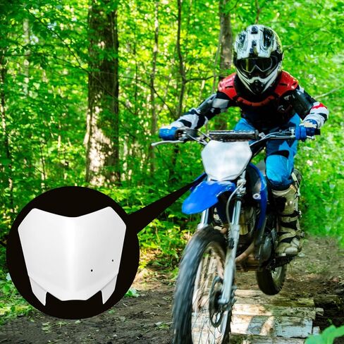لوحة الأرقام الأمامية للدراجة النارية CRF50 متوافقة مع طراز Honda CRF 50 2022 - حاجز الاسم البلاستيكي، ملحقات الدراجة الترابية للطرق الوعرة in Saudi Arabia