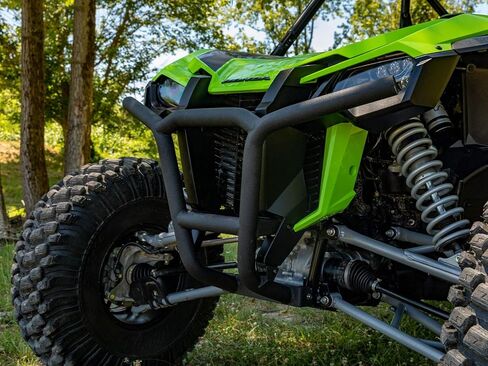 مصد أمامي SuperATV منخفض الحجم متوافق مع 2019-2021 Honda Talon 1000X/1000R، 2020+ Honda Talon 1000X-4، بدون حفر، أنابيب فولاذية DOM، تحمي الواجهة الأمامية بالكامل، انظر الملاءمة، صنع في الولايات المتحدة الأمريكية in Saudi Arabia