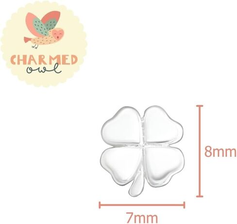 925 الفضة الاسترليني للأطفال أربع أوراق البرسيم أقراط in Kuwait