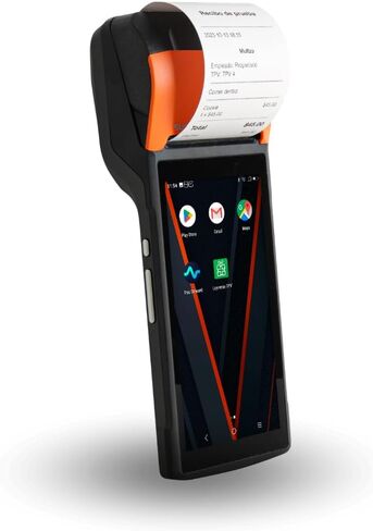 POS PDA Receipt Printer 58mm High Speed Thermal Printer with Android 12, 5.45’’ Touch Screen. Handheld Mobil SUNMI Point of Sale Tablet. Scan 1D/2D barcodes. in Saudi Arabia