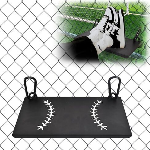 Heavy-Duty Iron Hanging Footrest for Baseball Fences – Ergonomic Steel Support, Adjustable Iron Fence Footrest for Baseball & Softball – Portable Steel Foot Tray in Saudi Arabia