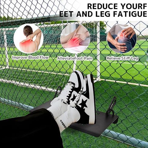 Heavy-Duty Iron Hanging Footrest for Baseball Fences – Ergonomic Steel Support, Adjustable Iron Fence Footrest for Baseball & Softball – Portable Steel Foot Tray in Saudi Arabia