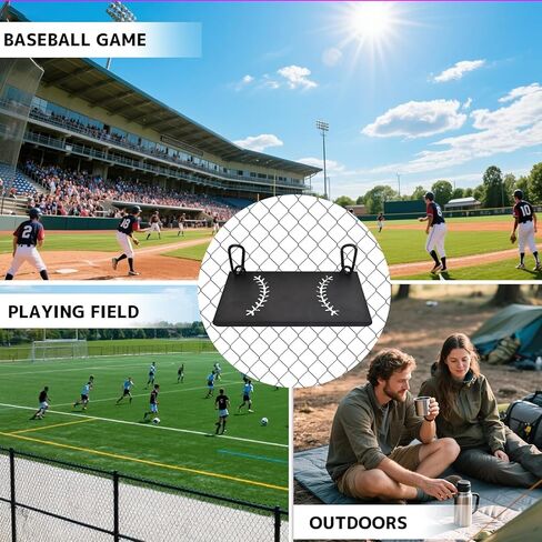 Heavy-Duty Iron Hanging Footrest for Baseball Fences – Ergonomic Steel Support, Adjustable Iron Fence Footrest for Baseball & Softball – Portable Steel Foot Tray in Saudi Arabia