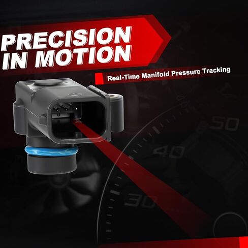 MAP Sensor Manifold Absolute Pressure: Compatible with Ford 2011-2019 F-250 Super Duty V8 6.7L, 2011-2019 F-350 Super Duty V8 6.7L, 2011-2019 F-450 Super Duty V8 6.7L, 2011-19 F-550 Super Duty V8 6.7L in Kuwait