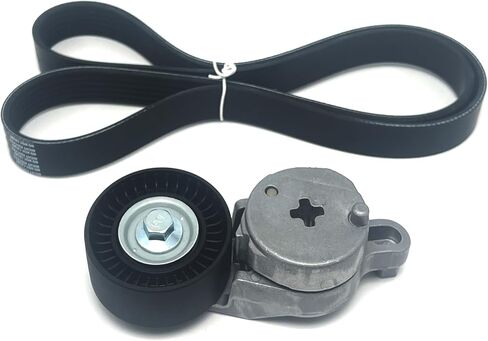 39106 Belt Tensioner With Pulley Fits 2012-2017 Toyota Camry,2009-2018 RAV4,2009-2015 Venza,2011-2013 Sienna,2009-2019 Highlander,2011-2016 Scion TC 2.5L 2.7L DOHC Engine Only in Kuwait