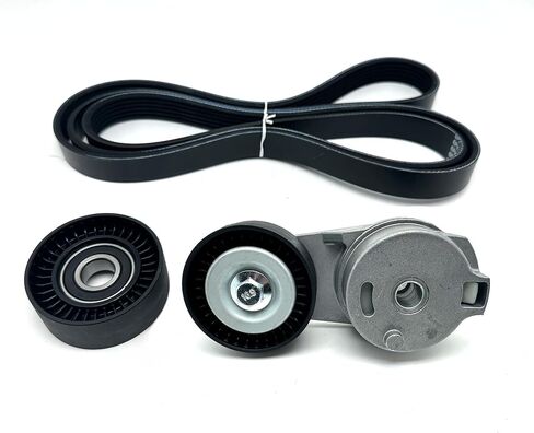 Belt Tensioner With Serpentine Belt and Idler Pulley Compatible with 2013-2022 Ram 1500, 2019-2022 1500 Classic - OHV V8 5.7L Replacement 38323,4861660AA,38018 in Kuwait