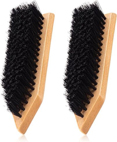 LemonRoad 2 Pcs Wooden Portable Boot Cleaning Brush Scraper Heavy Duty Boot Brush Versatile Wood Handled Shoe Cleaning Scrubber for Dirt in Saudi Arabia