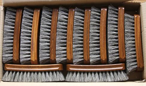 Wholesale Lot 10 items Tacco Footcare Shoe Shine Buffing Brush 100% Horsehair Horse Hair Wood Handle made in Germany small (neutrla) in Saudi Arabia