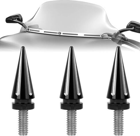 Motorcycle Windshield Bolts, PSLER Windscreen Screws Fairing Bolts Windshield Screws for Touring Electra Glide Street Glide Tour Glide Tri Glide Ultra Classic Ultra Limited 1996-2013 (Chrome) in Saudi Arabia
