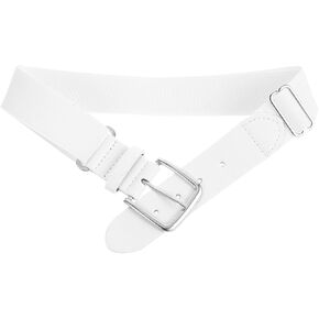 Baseball Belt for Men and Youth, White Elastic Softball Belt with Stretch Fabric, Adjustable Sports Waistband for Outdoor and Team Sports in Kuwait