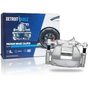 Detroit Axle - Pair Rear Brake Calipers w/Brackets Replacement for Chrysler 300 Dodge Charger Challenger Magnum - 2pc Set in Saudi Arabia