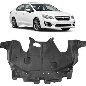 Engine Splash Shield Compatible with 2012-2017 Subaru Impreza XV Crosstrek Replacement for SU1228117 56410AG370 Plastic(PE) Black in Kuwait