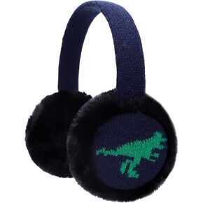 أطفال ديناصور متماسكة غطاء للأذنين الشتاء في الهواء الطلق الأذن يفشل لينة أفخم تدفئة الأذن للبنين بنات البحرية الأخضر الفلورسنت in Kuwait