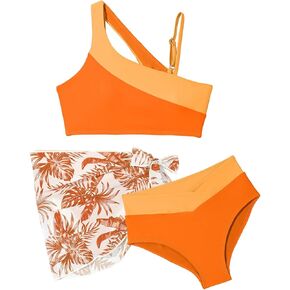Girls Swimsuit Tween Bathing Suits Girl 3 Pieces Bikini Sets Size 6-15 Years in Saudi Arabia