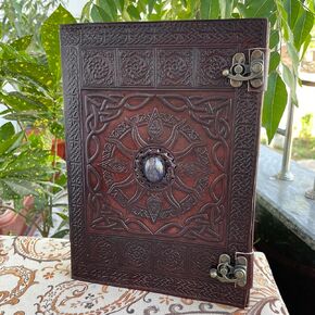 Leather 3 Ring Binder 1 Inch, Three Ring Binders Fits 8.5" x 11" Binders for Photo Album, Home, School and Office Supplies, Leather Portfolio (Carbon Black) in Saudi Arabia