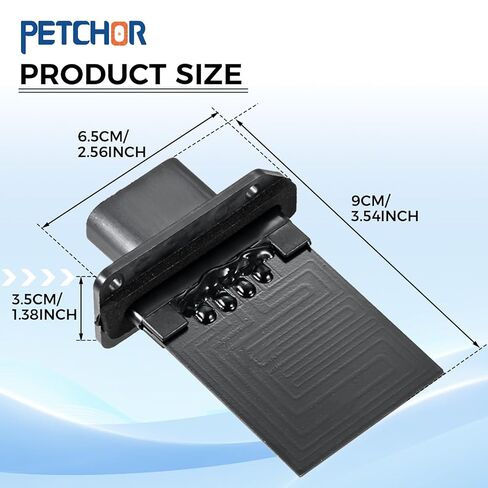 استبدال مقاوم محرك منفاخ HVAC لسيارات Ford F150، F250، F350 Super Duty، Mustang، Expedition، Escape، Mercury Mariner، Lincoln Mark LT، جزء بديل متوافق YH-1715، 3F2Z-18591-AA in Saudi Arabia