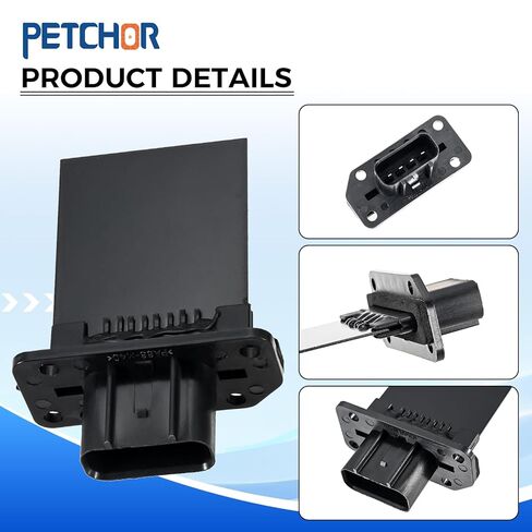 استبدال مقاوم محرك منفاخ HVAC لسيارات Ford F150، F250، F350 Super Duty، Mustang، Expedition، Escape، Mercury Mariner، Lincoln Mark LT، جزء بديل متوافق YH-1715، 3F2Z-18591-AA in Saudi Arabia
