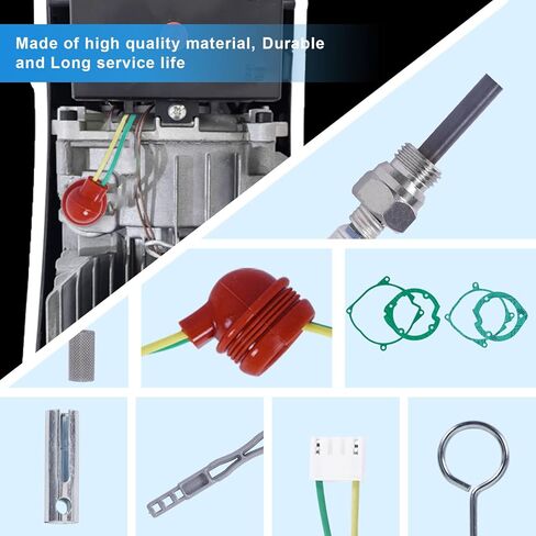 9 قطع سخان الديزل توهج المكونات إصلاح إعادة بناء عدة الملحقات متوافقة مع Webasto Eberspacher Espar 2KW 5KW 8KW سخان الهواء، 12 فولت سخان الديزل الإشعال المقابس أجزاء أدوات الصيانة in Saudi Arabia
