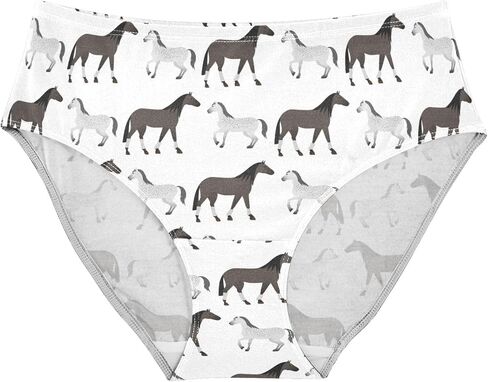Women's Stylish Sexy Pattern Girls Underwear Soft Breathable High Waist Brief Stretchy Bikini Panties in Saudi Arabia
