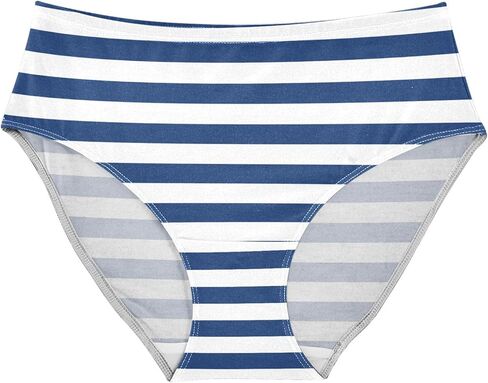 Women's Stylish Sexy Pattern Girls Underwear Soft Breathable High Waist Brief Stretchy Bikini Panties in Saudi Arabia