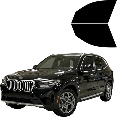 مجموعة صبغة نانو كربون مسبقة القطع لسيارة BMW X3 2018-2024 للسائق والركاب التي تعمل بنظام Windows مقطوعة لتناسب نظام Windows الخاص بك.. (50% الكل) in Kuwait