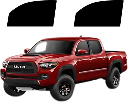 عامل تظليل نافذة سيراميك مسبق القطع لسيارة Toyota Tacoma 2016-2023 لمنع أكثر من 99% من الأشعة فوق البنفسجية الضارة بسمك 2 مل من درجة المتجر يستخدم رفضًا فائقًا للحرارة، لمسة نهائية احترافية (20% مطابقة للمصنع) in Kuwait