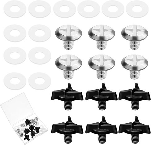 12 PCS Motorcycle Helmet Visor Screws, Motorcycle Helmet Screws with 12PCS Rubber Washers Motorcycles Helmets Accessories Helmets Visor Replacement Set for Motor Bike in Saudi Arabia
