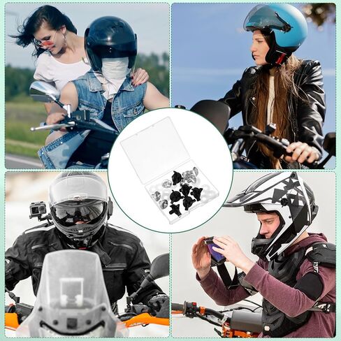 12 PCS Motorcycle Helmet Visor Screws, Motorcycle Helmet Screws with 12PCS Rubber Washers Motorcycles Helmets Accessories Helmets Visor Replacement Set for Motor Bike in Saudi Arabia