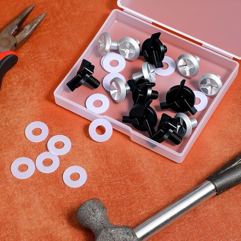 12 PCS Motorcycle Helmet Visor Screws, Motorcycle Helmet Screws with 12PCS Rubber Washers Motorcycles Helmets Accessories Helmets Visor Replacement Set for Motor Bike in Saudi Arabia
