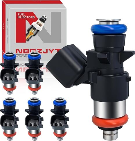 Set of 6 Fuel Injectors 0280158233 Compatible with 2011-2019 Chrysler 200/300 Dodge Challenger Charger Durango Journey Grand Caravan Jeep Grand Cherokee Wrangler RAM 1500 3.6L Replaces 05184085AC in Saudi Arabia