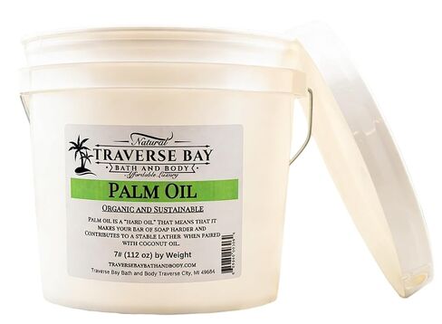 Traverse Bay Bath and Body Palm oil, Soap making supplies. Organic, Sustainable, Kosher, 32 fl oz. DIY projects. in Kuwait