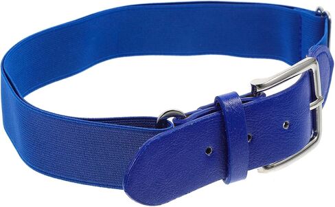 TOYANDONA Stretch Baseball Belt for Men Women Elastic Adjustable Sports Belt in Bright Blue for Outdoor Activities and Team Sports in Saudi Arabia