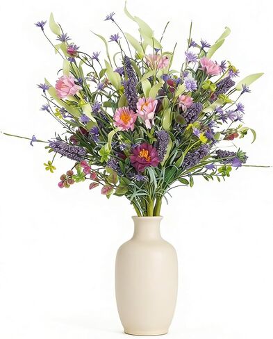 22 Inch Spring Summer Flower Wreaths for Front Door, Artificial Colorful Floral Door Wreaths with Lavender Daisies Green Leaves Farmhouse for Inside Outside Home Window Weeding Decor in Saudi Arabia