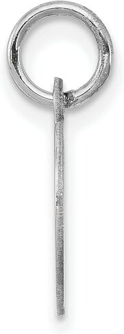 Sterling Silver Small Script Initial Letter D Charm in Saudi Arabia