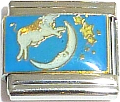 NewCharms Cow Jumping Over The Moon Italian Charm in Saudi Arabia