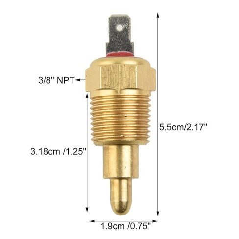 مفتاح درجة الحرارة 3 18 سم 3 8 NPT 200 185 مشعاع السيارة مروحة نحاسية متوافقة مع قطع غيار السيارات والدراجات النارية in Saudi Arabia
