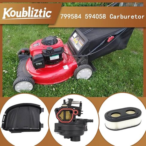 مكربن ​​20339 لجزازة العشب Toro 22 بوصة 163cc متوافق مع محرك Briggs & Stratton 7.25 استبدل 593260 20333 بفلتر هواء وغطاء in Kuwait