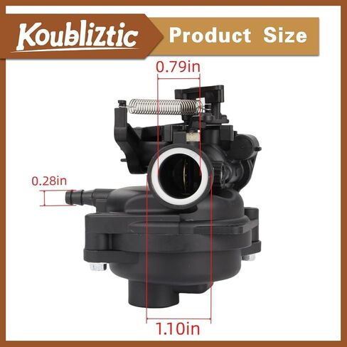 مكربن ​​20339 لجزازة العشب Toro 22 بوصة 163cc متوافق مع محرك Briggs & Stratton 7.25 استبدل 593260 20333 بفلتر هواء وغطاء in Kuwait