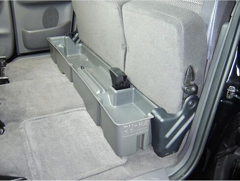 DuHa 20007 Under Seat Storage fits 2000-2003 F150 SuperCab | Black Heavy-Duty Back Seat Organizer | Durable Construction | Includes Dividers in Saudi Arabia