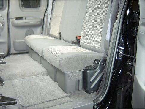 DuHa 20007 Under Seat Storage fits 2000-2003 F150 SuperCab | Black Heavy-Duty Back Seat Organizer | Durable Construction | Includes Dividers in Saudi Arabia